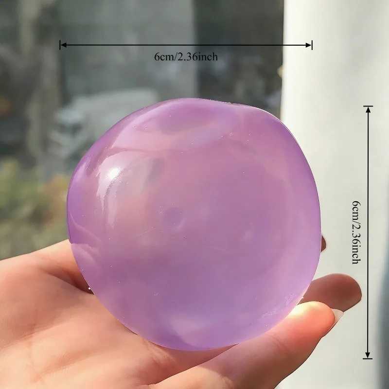 Bright Coconut Oil Pinching Slow Rebound Soft Decompression Coconut Ball Pinching Decorations Simulate Mashu Maltose Kneading H260324