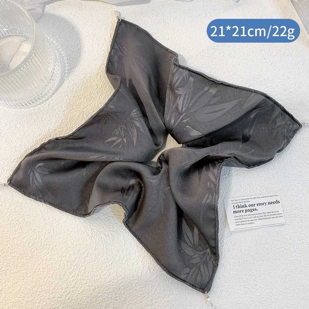 Womens Large Scrunchie Women Oversized Temperament Hair Rope French Square Scarf New Hair Accessories Headwear Girls Hair Bands H260324