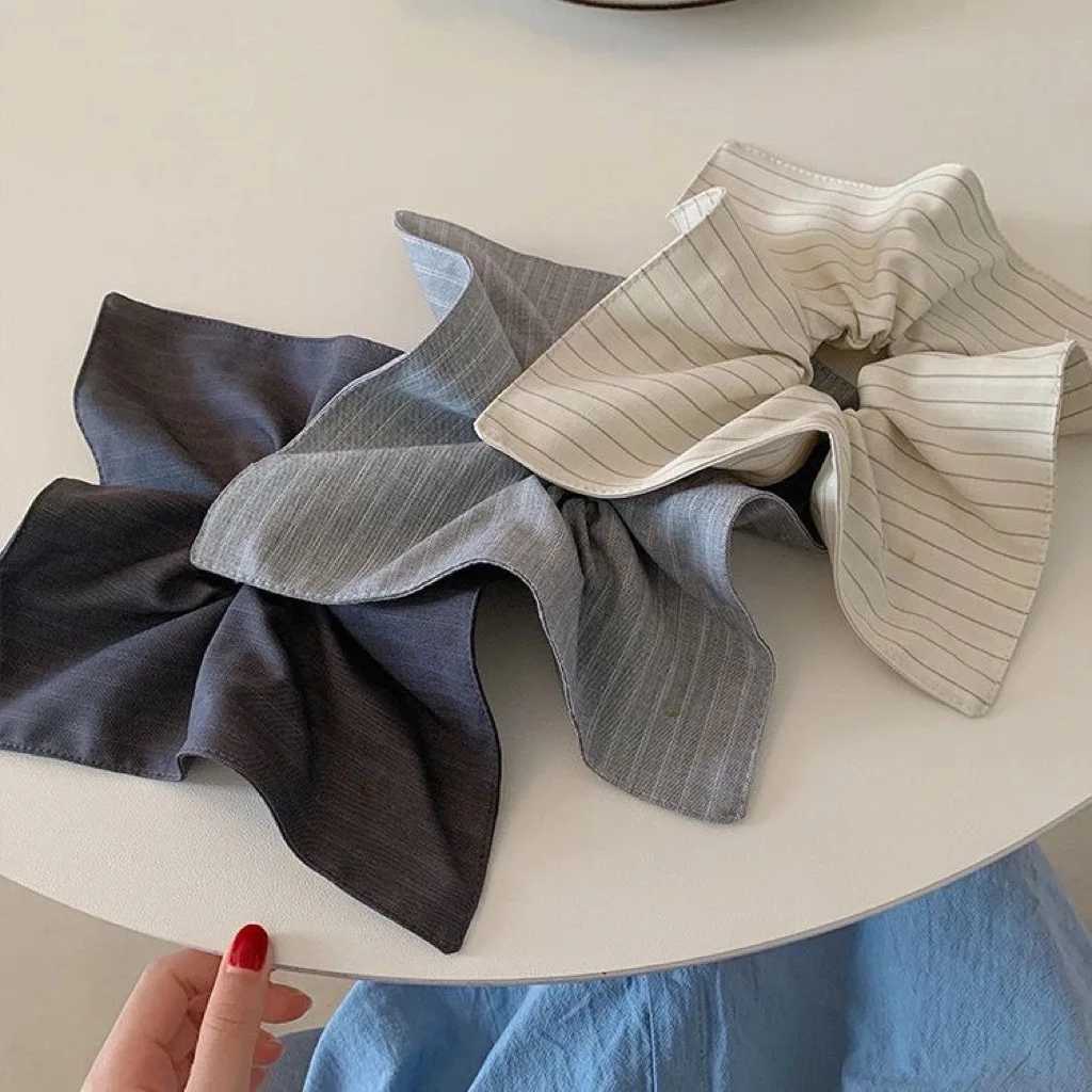 1 Scarf Of Striped Fabric Waistband For The Large IntestineLow-Temperature Ponytail Headband Hair Accessory H260324