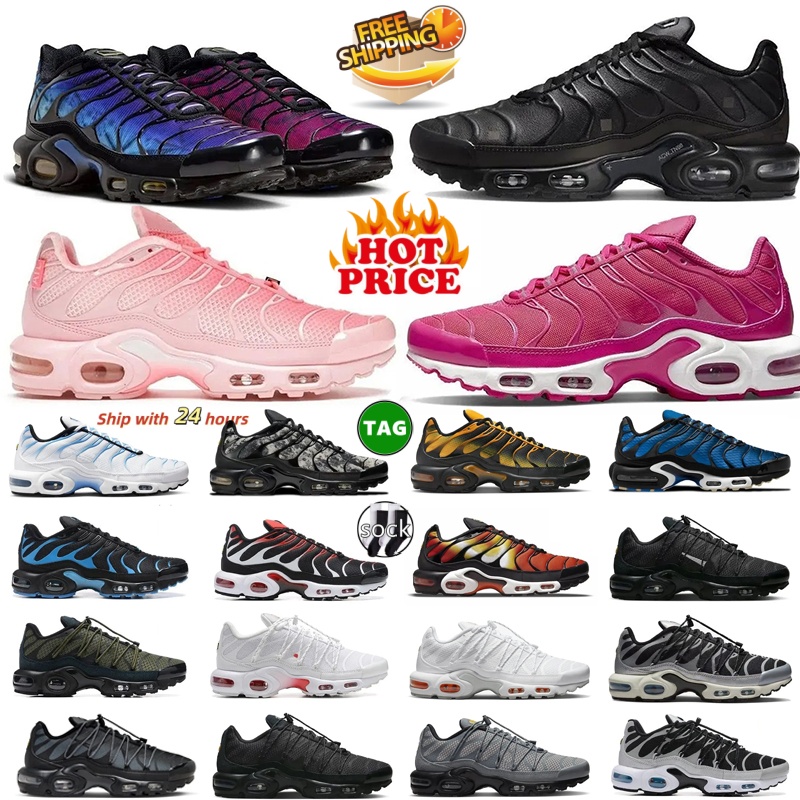 2026 Free shipping Designer shoes mens womens tn Running Shoes Triple Tns Chaussures green Requin Homme Smoky gray Designers Sneakers Trainers shoe 36-47 with box