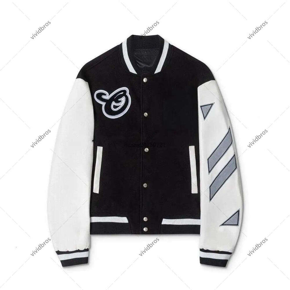 designer jackets mens Outerwear Mens Baseball Hip Hop Letter Varsity arm bone embroidery Streetwear Men Unisex Coats Designer jacket S-XL