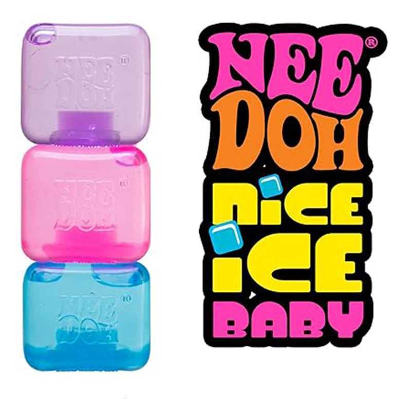 Schylling Needoh Nice Cube Sensory Fidget Cube Stress Relief Squishy Cube Anti-Anxiety Squeeze Object For Focus ADHD Population Z260324