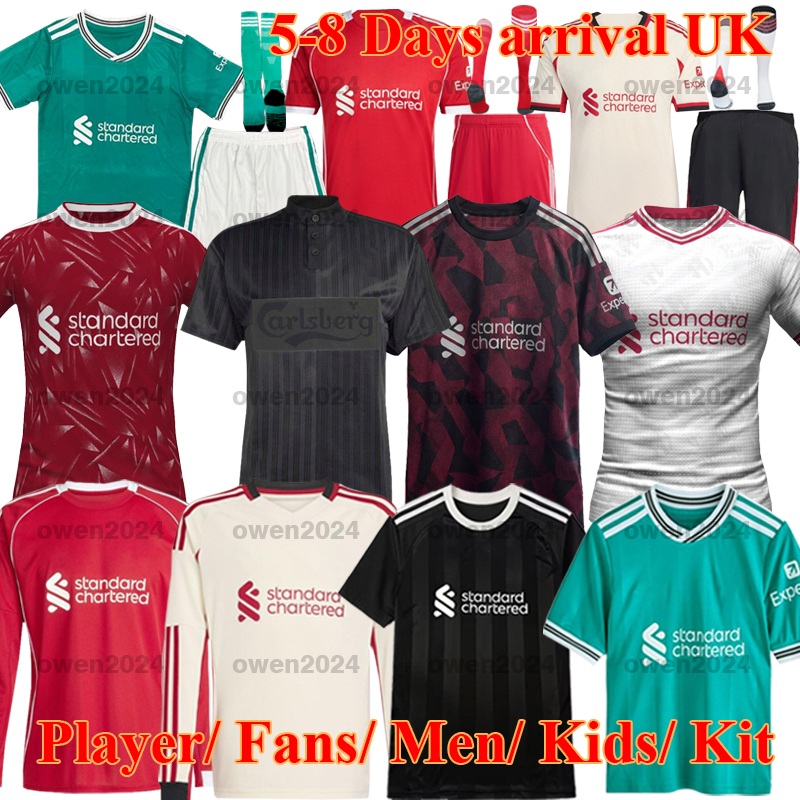 25 26 27 WIRTZ EkitikE soccer jerseys DIOGO J. frimpong Kerkez 2026 2027 REDS Camiseta men kids football shirts home away MAC ALLISTER uniforms ISAK Istanbul salah SE