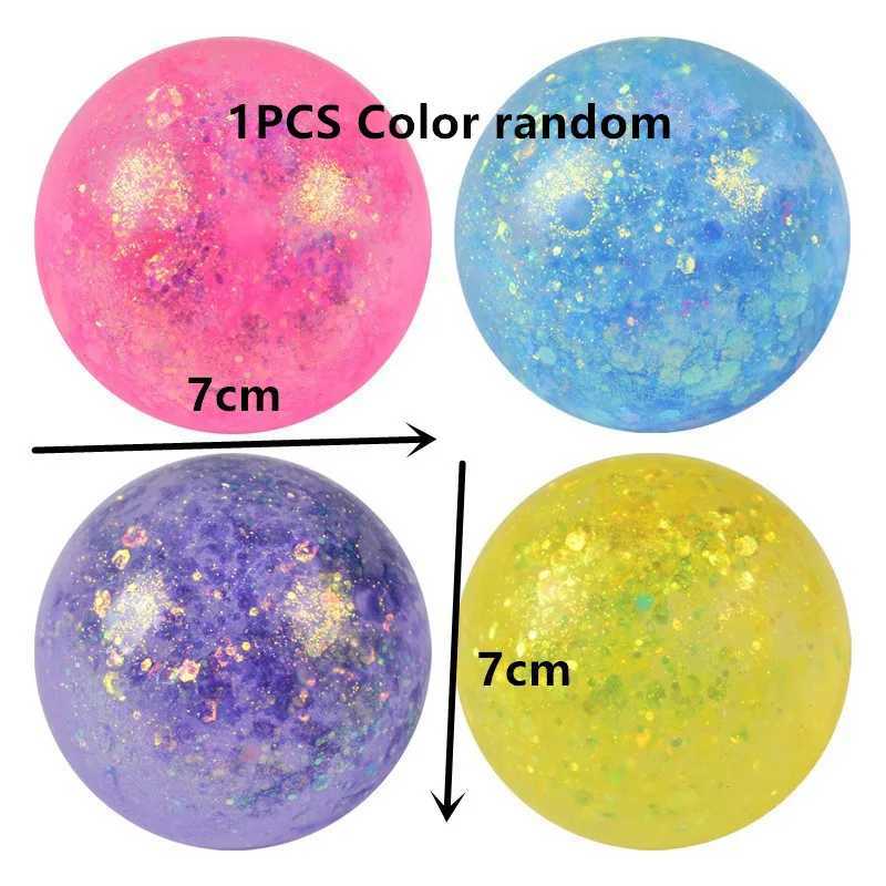 Maltose Colorful Aurora Duck Squeeze Toy Soft Cute Animal Stress Relief Decompression Stretch Toy for Adults And Children Gift H260324