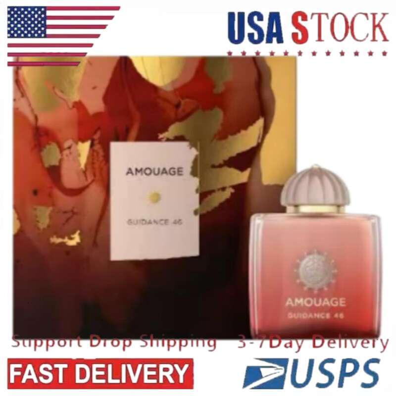 Amouage Guidance Perfume 100ml Woman Fragrance Journey Honour 43 Love Tuberose Eau De Long Lasting Smell Brand AM Parfum Cologne Spray Body Mist High Quality