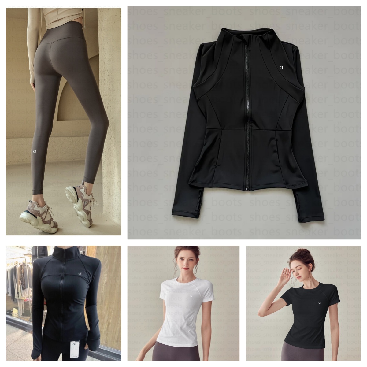 HOT a designer women yoga jacket pants leggings summer jacket zip sweatshirt womens yoga jackets shirts sportwear women tracksuits gym 2 pieces set