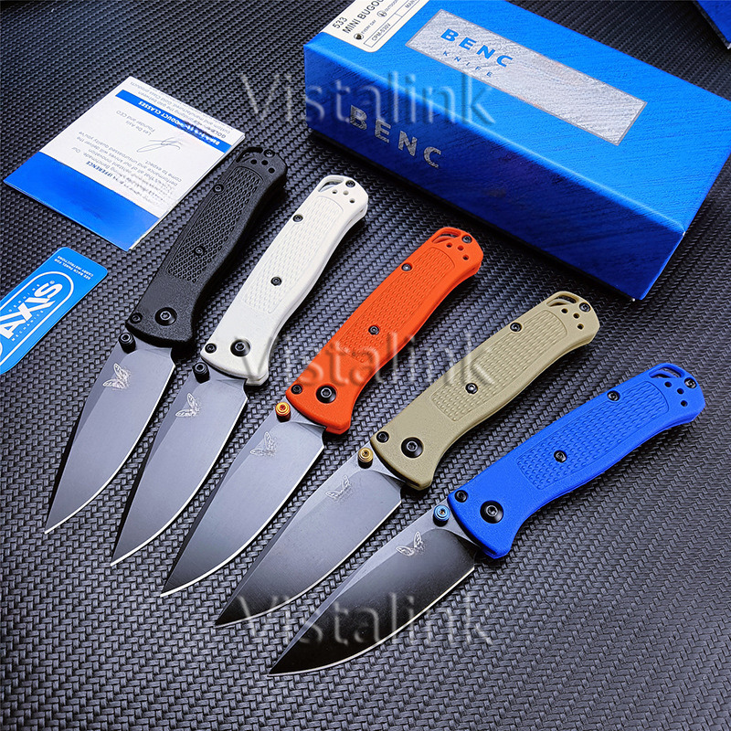 Mini BM 533 Bugout Folding Knife Outdoor S30V Blade Camping Fishing Hunting Safety Defense Portable Pocket Knives EDC Tool Gift
