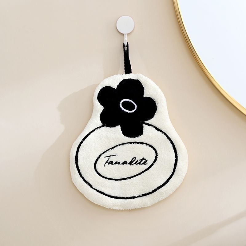 Hand Towel French Style Simple Hangable Thickened Quick Drying For Bathroom Kitchen Cleaning