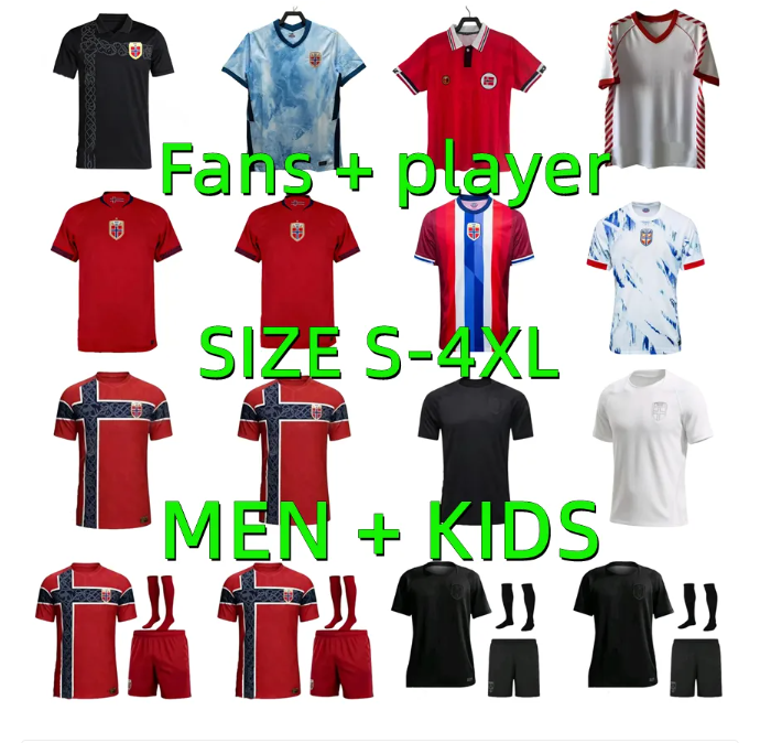 2026 2027 HAALAND Norway Soccer Jerseys 1984 1998 retro Haaland SORLOTH NUSA AASGAARD HORN MYHRE DONNUM SORLOTH ODEGAARD RYERSON MOLLER 21 24 25 26 27 Football Shirt
