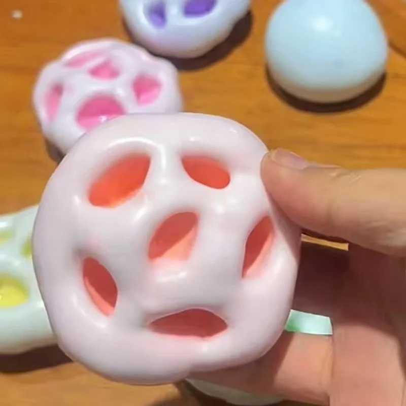 Squishy Fluid Ice Skin Jelly Ball Squeeze Toy Kids Adult Soft Pinch Stress Relieving Toys Party Gift Novel Entertainment Games H260324
