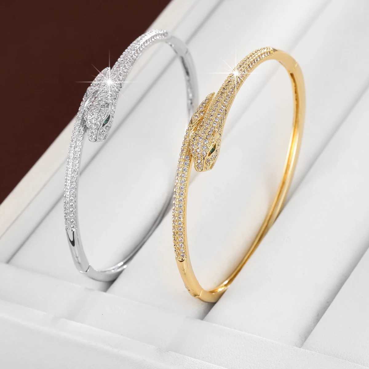 Personalized Snake-Shaped Synthetic Zirconia Womens For Banquet Gifts As A Jewelry Accessory H260323 - view 7