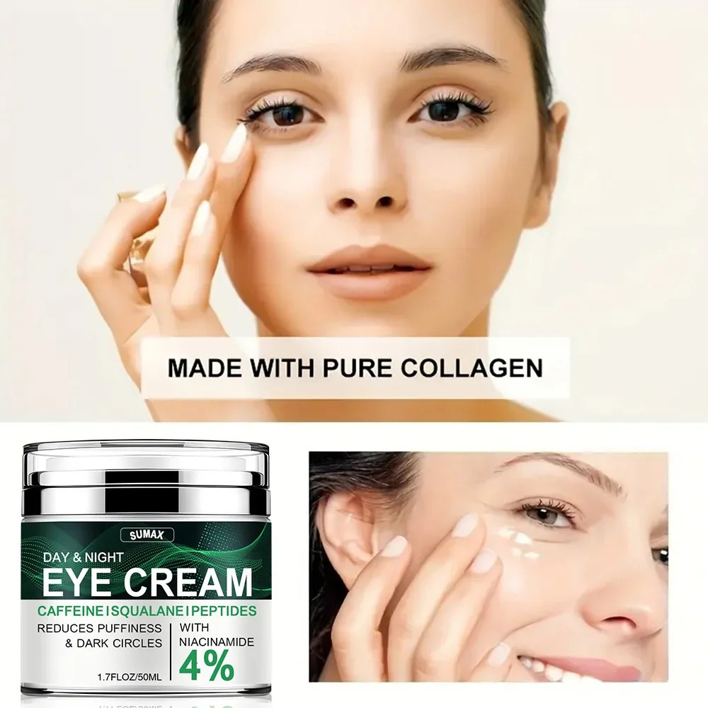 Nicotinamide Eyes Cream Dark Circles Eye Bags Under Hyaluronic Acid Moisturizing Serum Against Puffiness Eye Care Gel 260318