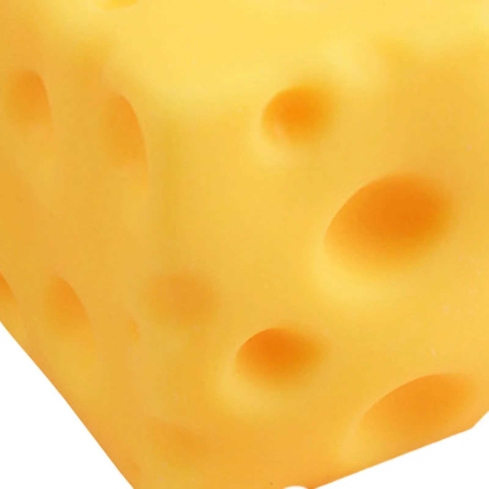 1pc Cheese Cube Stress Ball Big Cheese Shapeable Squeeze Ball Non-Bounce Fidget Toy ASMR Sensory Anti-Stress Festival Gift H260324