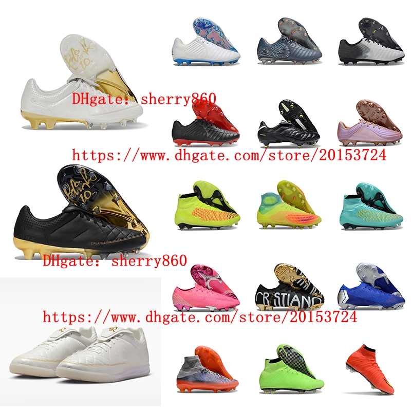 Mens Soccer Shoes Mercur VAP0RS Super 10 X Elite FG Magista Orden II Cleats CR7 Neymar Ronaldo Tiemp o Legend Maestro 10 11 SG Football Boots Soft Comfortable Knit