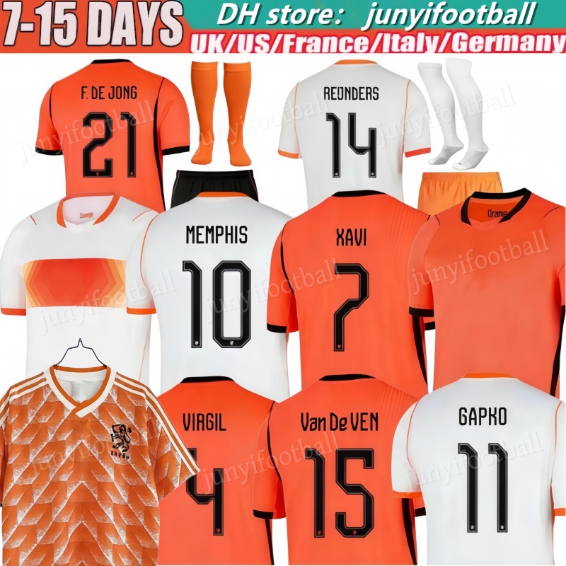 nederland elftal Netherlands jersey 2026 World Cup MEMPHIS GAKPO Soccer Jersey GRAVENBERCH F. DE JONG DE LIGT J.TIMBER VAN DE VEN Dutch nederland Football shirt kid kit