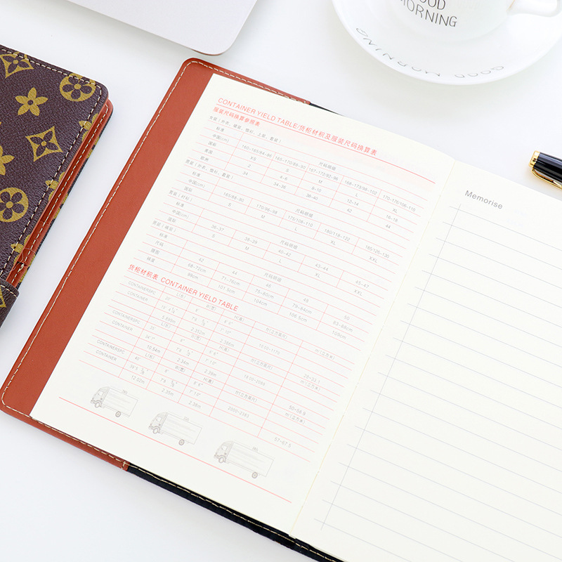 Wholesale A5 Notebook Simple and Thick B5 Soft Cover Retro Creative Business Notebook Small A6 Notepad Button Diary Notebook