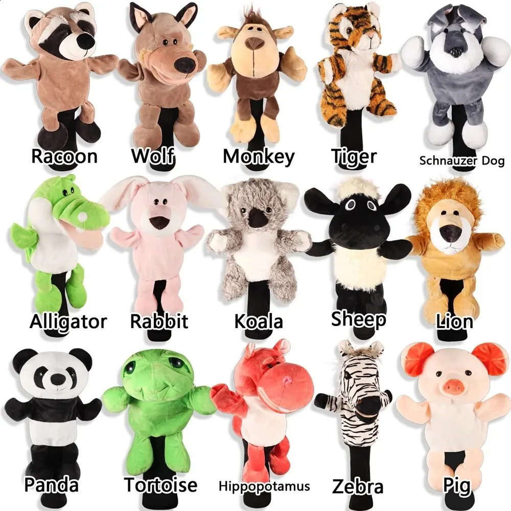 All Kinds of Animal Golf Club Driver Head Covers Suitable for Mens and Womens Golf Driver Club Mascot Novelty Cute Gift 260321