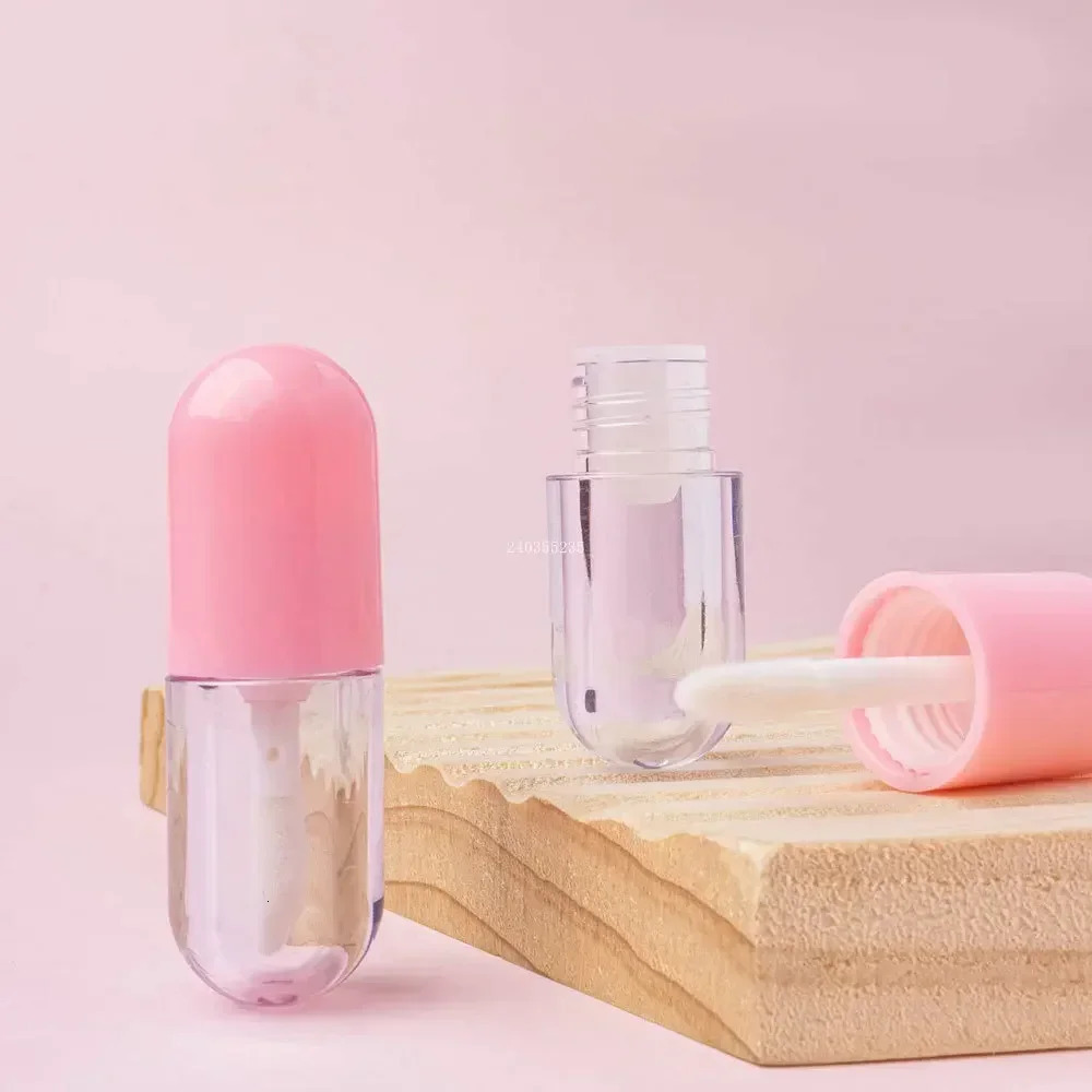 Refillable Mini Lip Gloss Tube Balm Bottle DIY Lip Oil Travel Clear Lipstick Container Makeup Accessories for Women and Girls 260318