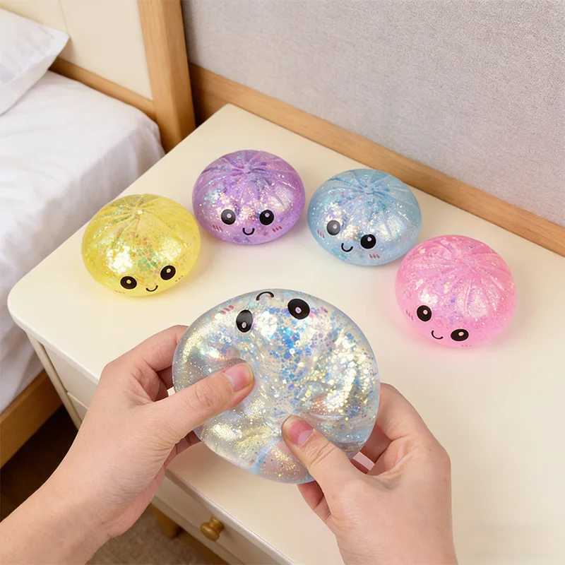 Glitter Dumpling Soft Rice Box Decor Mystery Bag Sparkling Stress Relieving Collectibles Adult Desktop Accessories Skateboard H260324
