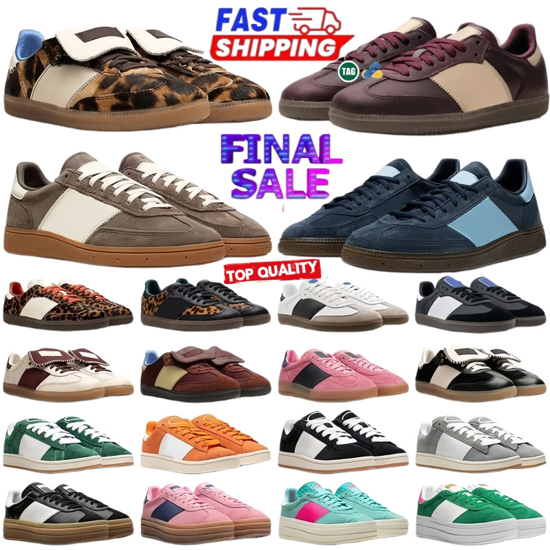 Designer 00s Casual Shoes Men Women Handball Navy Night Red blue White Night Brown Black Trainers sports Platform outdoor Suede Upper Walking Shoes Sneakers 36-45