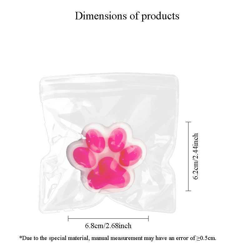 Cat Paw Mochi Squishy Fidget Toy Cute Cat Paws Toys Slow Rebound Decompression Toy Reduce Stress Kids Toys Gifts H260324