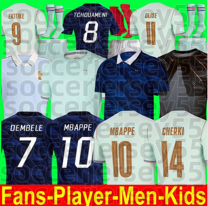 french soccer jersey 2026 27 MBAPPE GRIEZMANN 26 27 GIROUD PAVARO HERNANDEZ DEMBELE Maillots de football shirt equipement de foot Men kids kit enfants