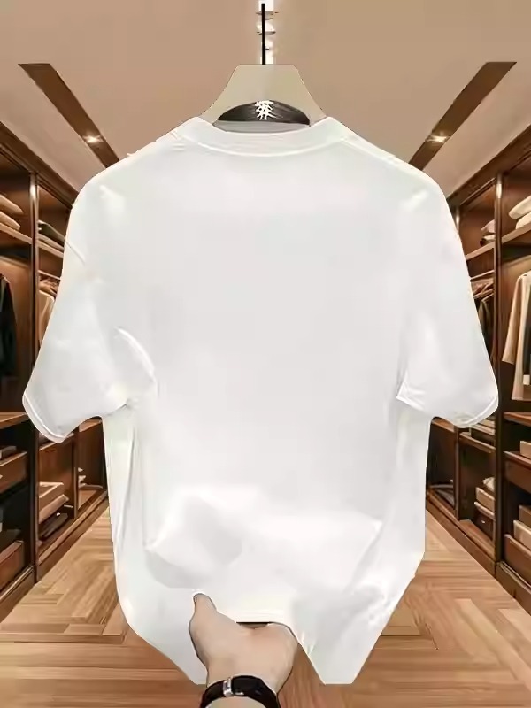 2026 Summer New Arrivals Men's American Streetwear T-Shirts | Heavyweight Cotton Cool Crew Neck INS Short Sleeve Tops