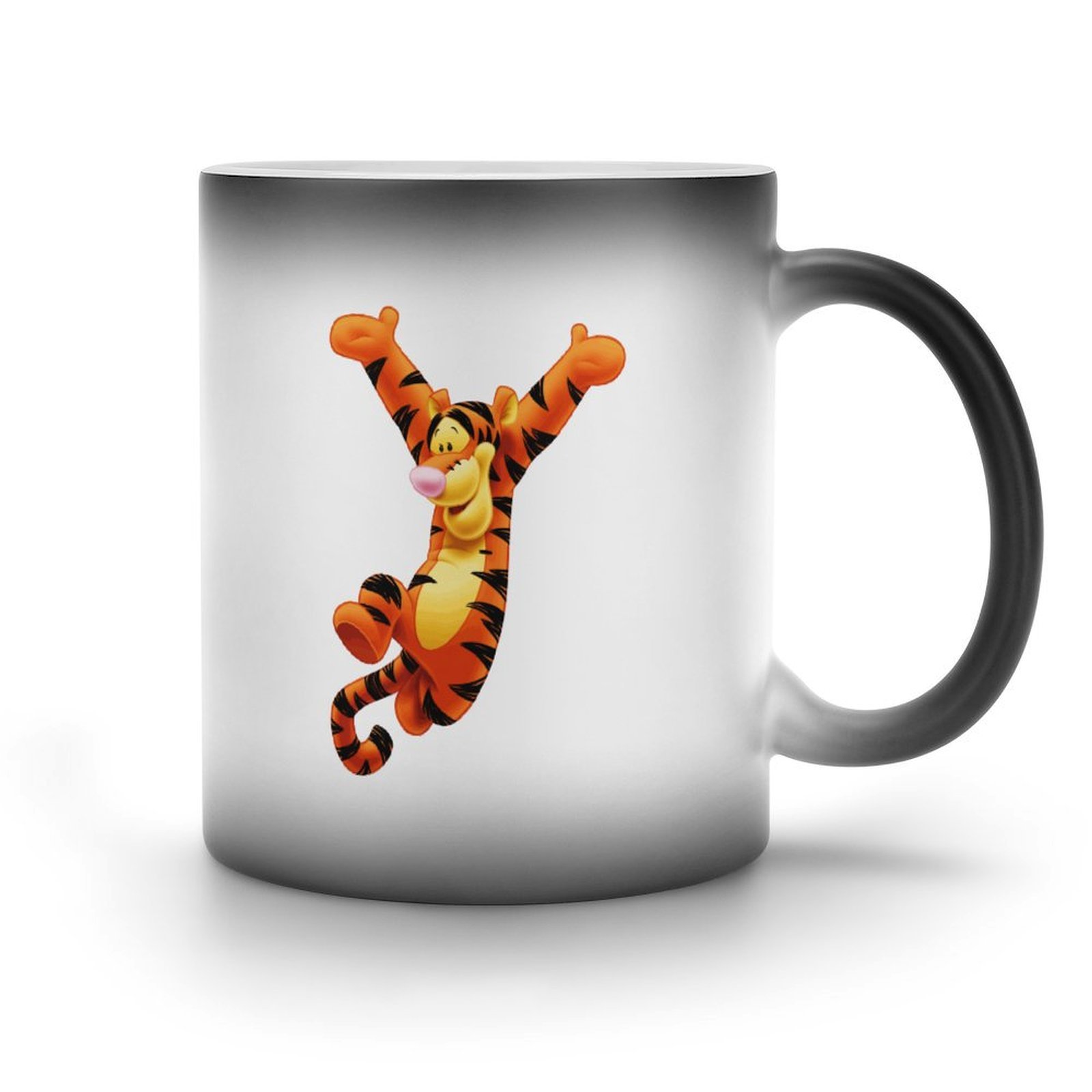 Tigger Winnie The Pooh Mugs Discoloration Drinking Mug Disney Cartoon Ceramic Coffee Cup Funny Magic Cups Heat Changing Mug with Handle Unique Gifts - view 4
