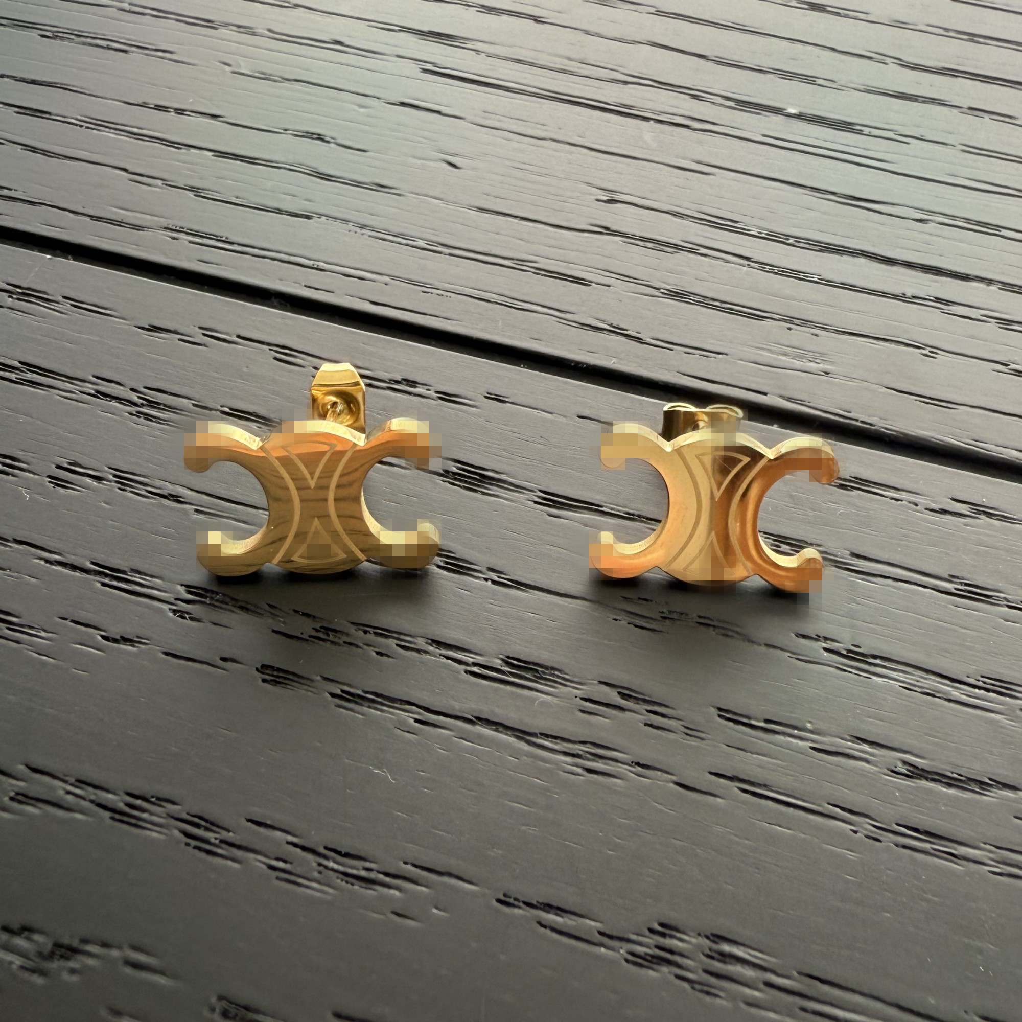 Simple branded luxury 316L Stainless Steel 3 sizes small middle large 1.2cm letter CL stud Earring 18k Gold Silver studs Earrings Women girls Wedding Party Jewelry