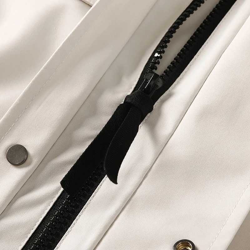 CHRLCK Mens Waterproof Hiking s Women Windproof Splicing Windbreakers Fashion Fishing Camping Trekking Unisex M260325