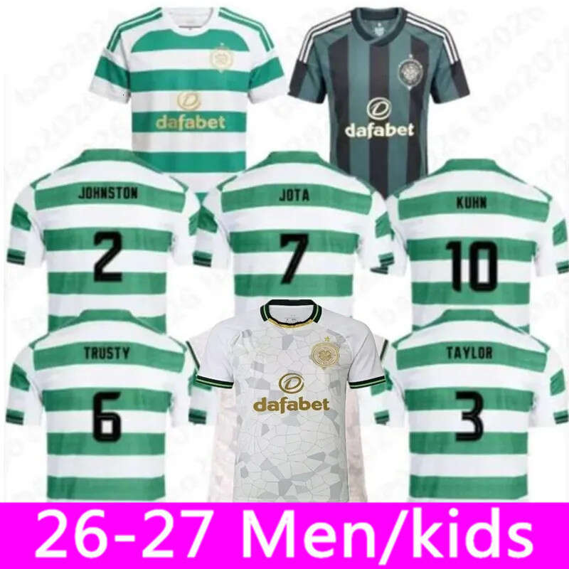 Top thailand quality 2025 2026 soccer CHAMBERLAIN celticfc 25 26 27 celts home Kit football shirts men kids sets socks Irish Origins jersey 60th-anniversary888