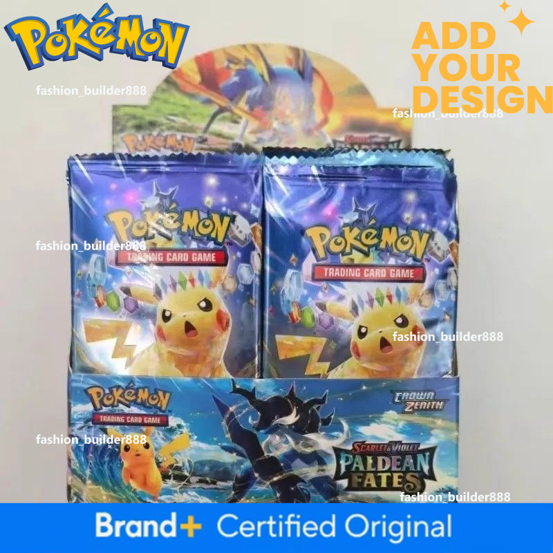 English Supply Cards Full Pokemon Blind Box Pet Elves Paldean Fates
