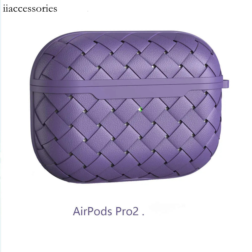 Woven Texture Case Premium Protective Cover For Apple AirPods Pro 2 3 4 high quality fashion
