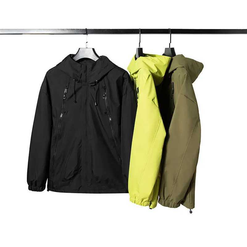 Unisex Hiking Male Outdoor Windproof Breathable Camping Hooded Spring Autumn Solid Cycling Climbing Casual Coats M260325