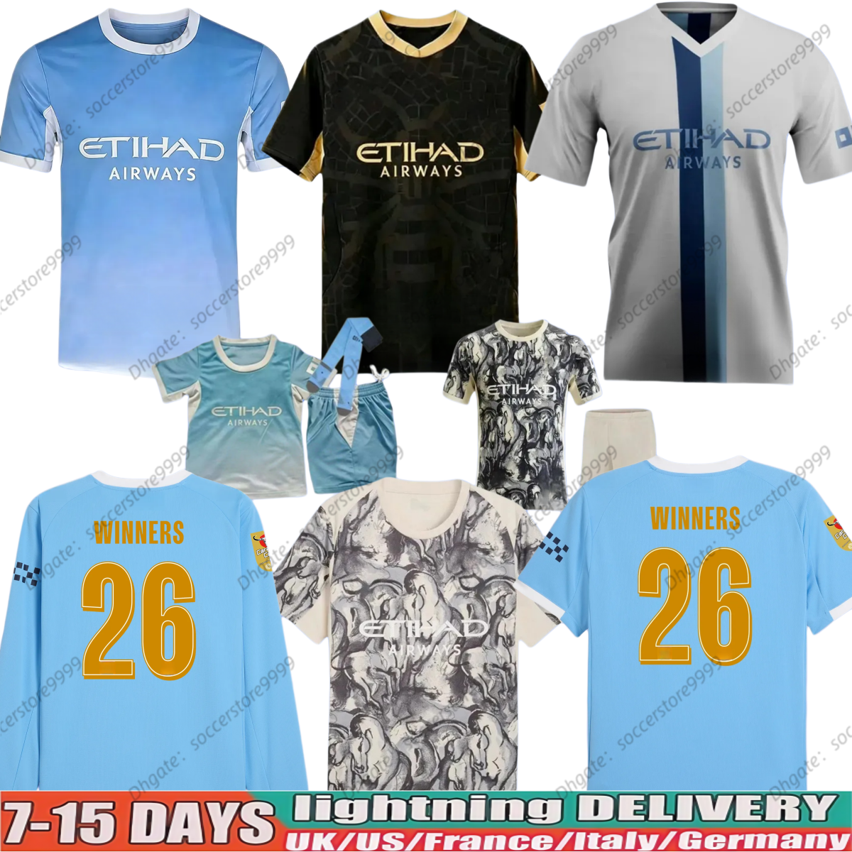 25/26 Special Edition 26 27 HAALAND MAN CITY soccer jerseys FODEN MARMOUSH DOKU MARMOUSH KOVACIC GVARDIOL home away DE BRUYNE MATHEUS N. football shirt men kids kits