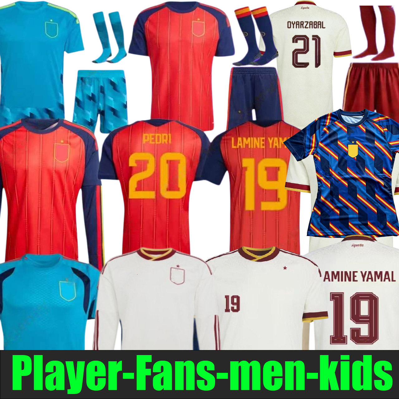 Spain Jersey 2026 World Cup Soccer Jerseys PEDRI GAVI LAMINE YAMAL MORATA Carvajal OLMO FERRAN RODRIGO SPANISH Men Kid Kit Football Shirt 25 26 Camiseta Espana 888