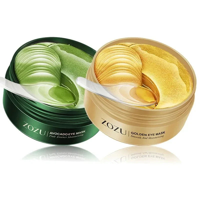 60PCS/120 PCS Eye Mask Avocado Gold Moisturize Firming Improve Eye Bags Eye Patches Anti Eye Patches for Dark Circles 260318