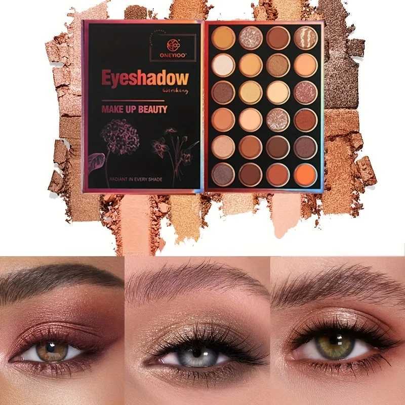 4-Page 55-Color Eyeshadow Palette with 24 Matte Shimmer Shades 6 Lip Glosses 9 Highlighters - Multifunctional Makeup SetXJ260319 - view 5