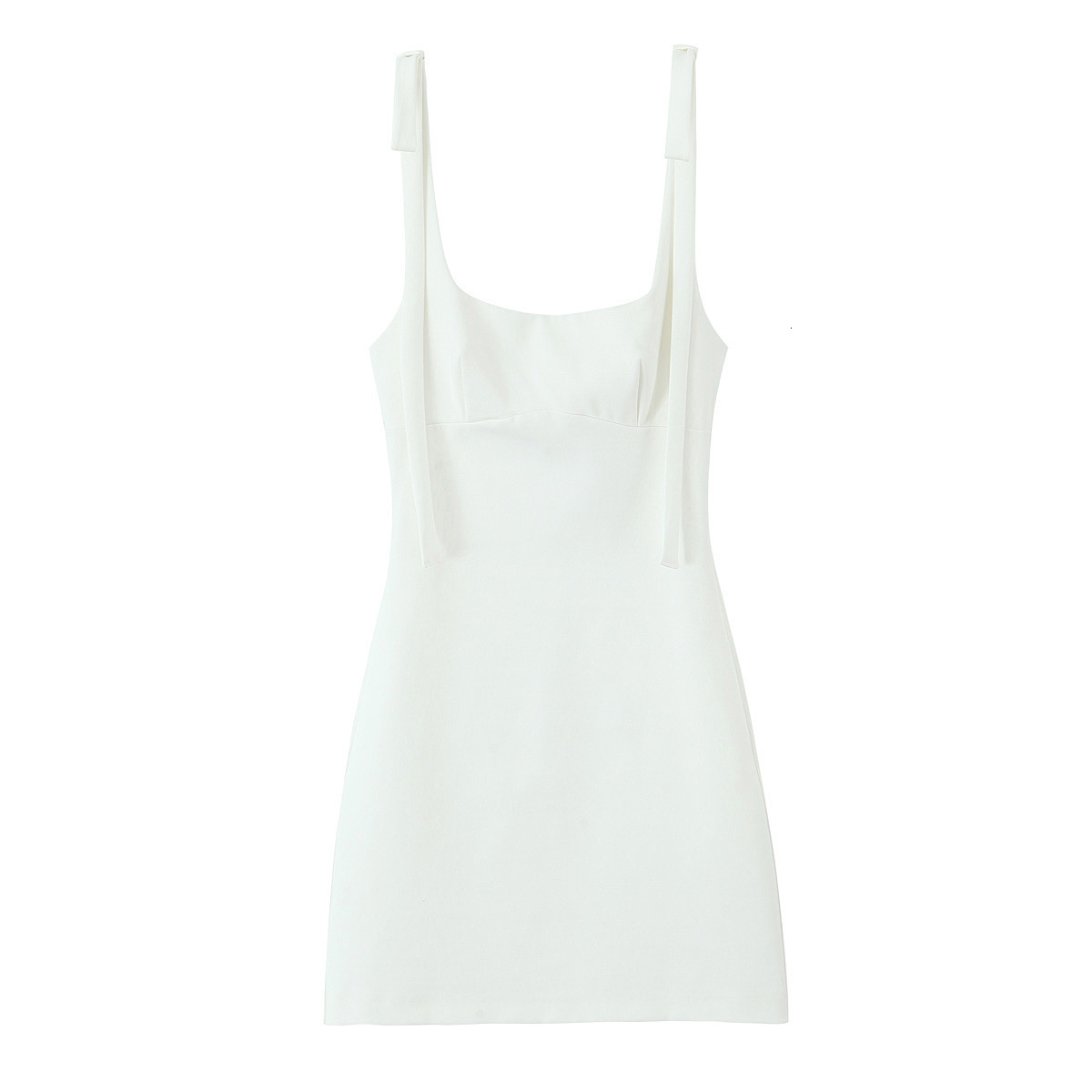 Z Summer New Womens Dress with Butterfly Decoration and Small Checkered Pattern Short Strap Dress for Women 240810