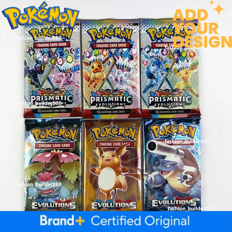 1/2/3Box Prismatic Evolutions English Booster Battle Pokemon Card Game Carte Trading Collection Cards