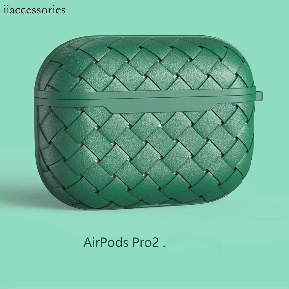 Woven Texture Case Premium Protective Cover For Apple AirPods Pro 2 3 4 high quality fashion
