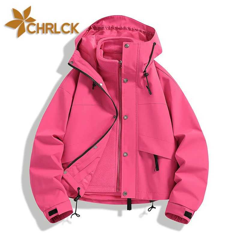 CHRLCK Womens Waterproof Hiking 3IN1 s Winter Warm Windproof Windbreakers Women Camping Trekking Thin Woman M260325