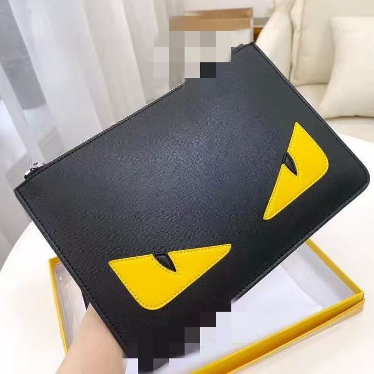 Designer Luxury Cross-border Men's Handbag - Large Capacity, Envelope-style Bag, Genuine Leather Handbag, Casual And Business Use Handbag, High Quality