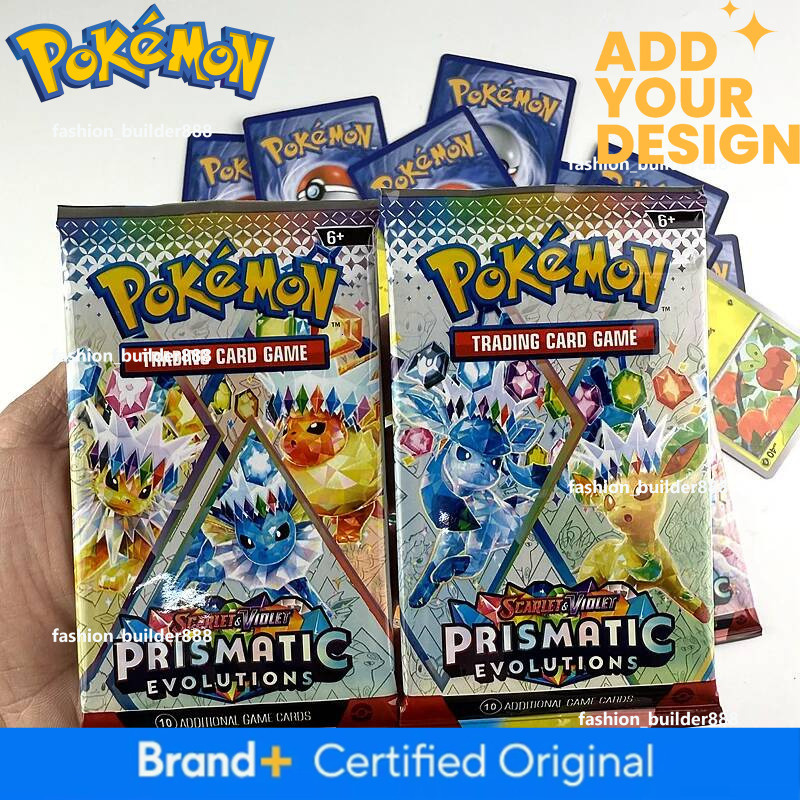 1/2/3Box Prismatic Evolutions English Booster Battle Pokemon Card Game Carte Trading Collection Cards