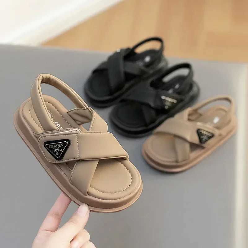 Zapatos Nia Children Shoe Summer Beach Sandals 2025 Korean Edition Girls Roman Sandal Kid Sandles Breathable Kid Shoe for GirlT260321