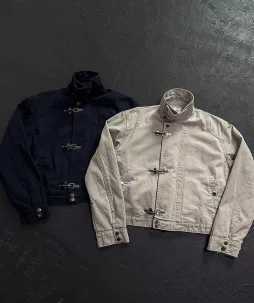 Retro high street American minimalist style unique button design autumn niche fashion casual versatile couple workwear top C260325