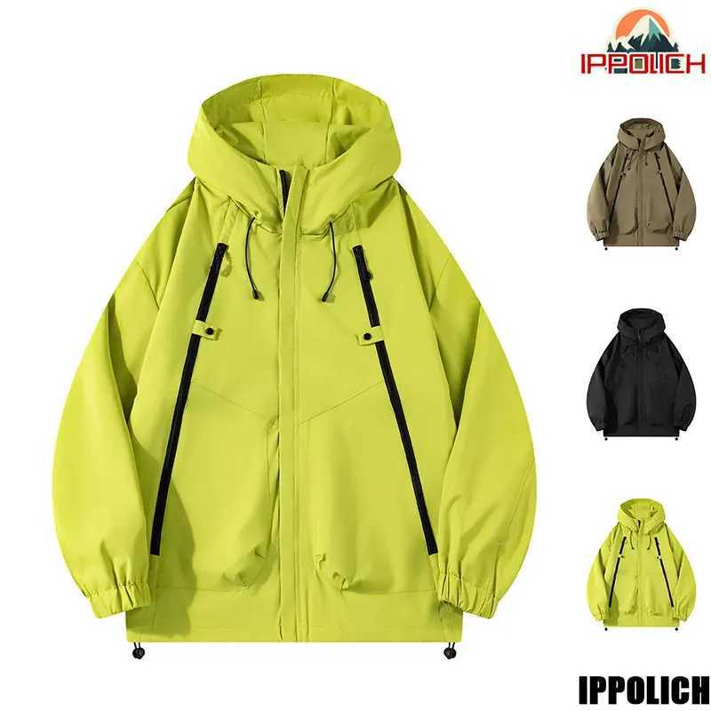 Unisex Hiking Male Outdoor Windproof Breathable Camping Hooded Spring Autumn Solid Cycling Climbing Casual Coats M260325