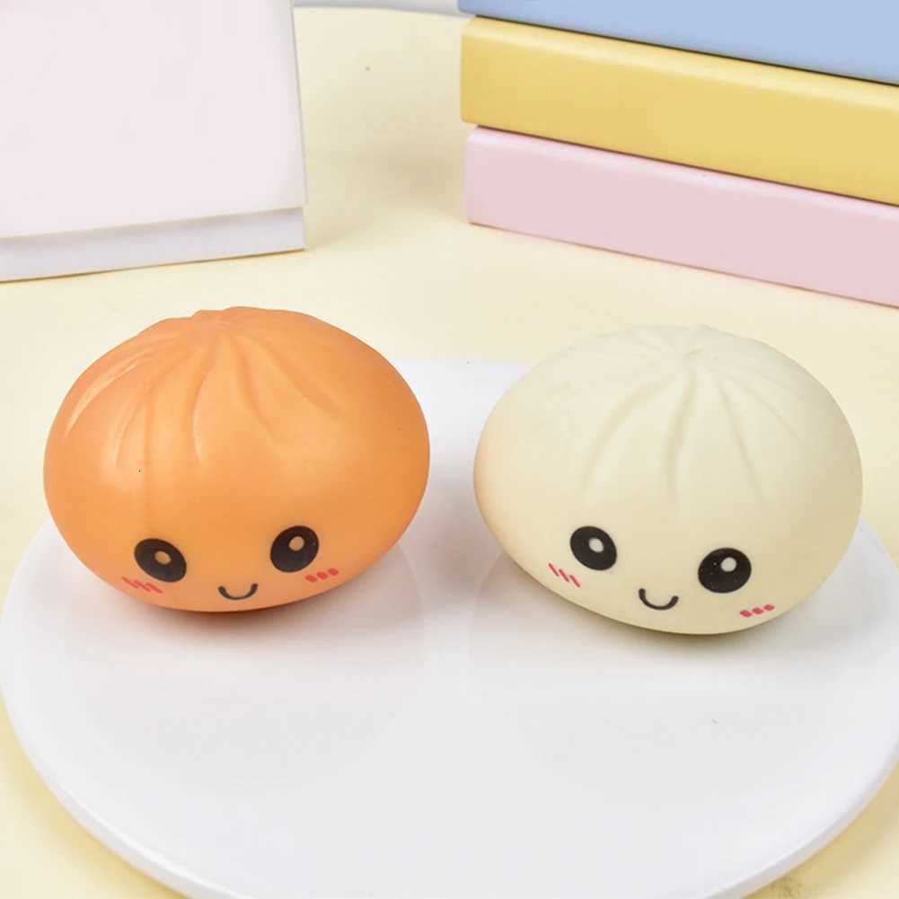 Steamed Stuff Bun Anti-Stress Ball Fidgets Toy Dumpling Squishies Soft Slowing Rebound Foam Toy Ultra-Soft Decompression C260325 C260327