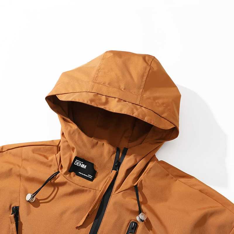 CHRLCK Mens Waterproof Hiking s Windproof Windbreaker Coat Women Breathable Fishing Camping Trekking Zipper M260325