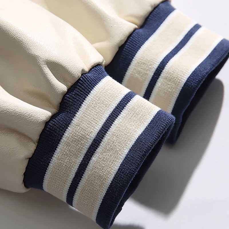 2024 Mens Baseball Jacket Casual Splicing Embroidery Baseball Uniform Autumn Outdoor Jacket Anti-Wind Casual Coat Mens Clothes C260325